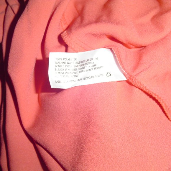 A New Day Short Sleeve Ruffle Hem Dress L - Picture 6 of 6